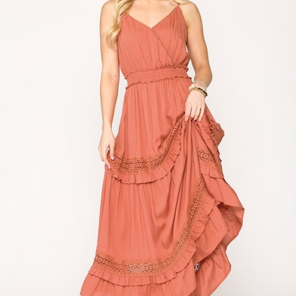 Adjustable Strap Maxi Dress - Picture 2 of 8